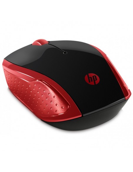 Souris Optique HP Sans Fil 200 / Rouge (7KX10AA) meilleur prix