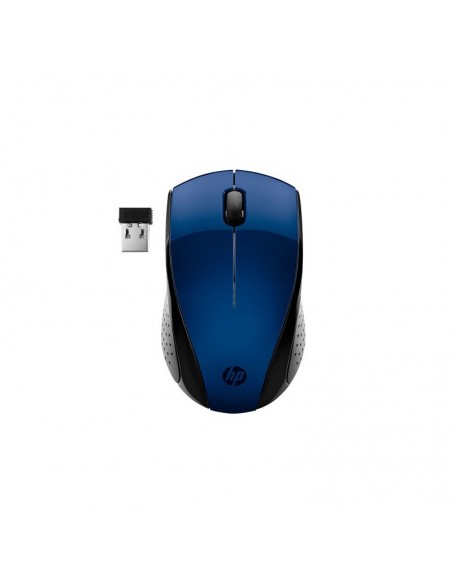 Souris Optique HP Sans Fil 200 / Bleu Lumière (7KX11AA)
