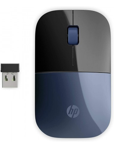Souris Optique HP Sans Fil Z3700 bleu lumière (7UH88AA)
