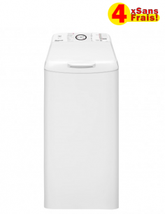 Lave-linge Brandt Top 6kg - 1200tr - Blanc (BT8602B)