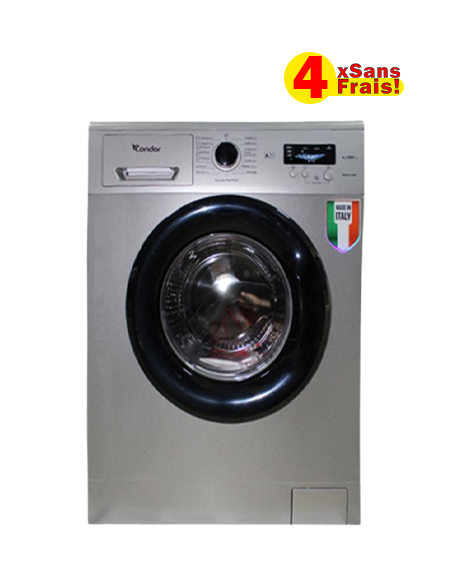 Machine à Laver CONDOR Frontale 7kg - 1000Tours/Min - Silver (CON-G710S) Machine à Laver CONDOR Frontale 7kg - 1000Tours/Min - Silver (CON-G710S)