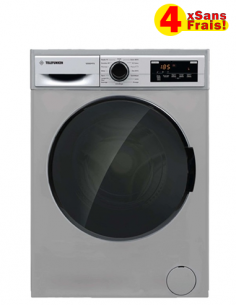 Machine à Laver Telefunken 8 Kg - Silver (MACH8-1255CF4T-S)