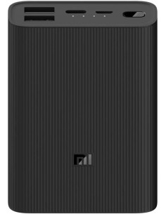 Power Bank 3 Ultra Compact Chargeur Rapide Externe Portable 10000 mAh 18W, 3 Ports, Noir(28965)