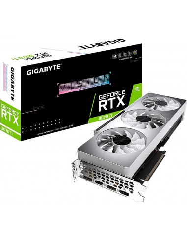 Carte Graphique GIGABYTE GeForce RTX 3070 Ti Vision OC 8G (GV-N307TVISION )