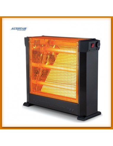 Chauffage Électrique AUXSTAR 2250W - Noir (KS-2761-3 LAMP)