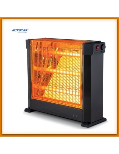 Chauffage Électrique AUXSTAR 2250W - Noir (KS-2761-3 LAMP) Chauffage Électrique AUXSTAR 2250W - Noir (KS-2761-3 LAMP)