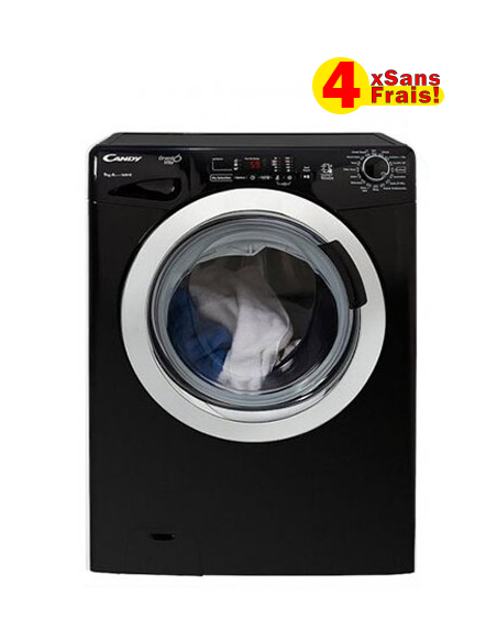 Machine à Laver CANDY Frontale 9Kg - Noir (GVS169DC3B-80) Machine à Laver CANDY Frontale 9Kg - Noir (GVS169DC3B-80)
