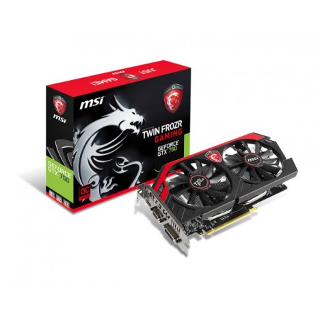 Carte Graphique MSI Nvidia GeForce GTX 750 Ti Gaming 2Go DDR5 / OC