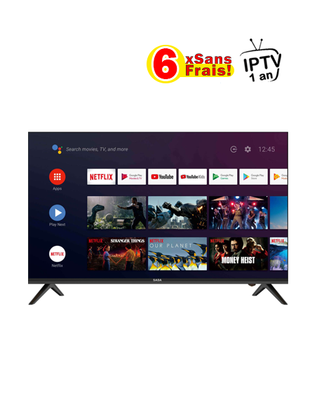 Téléviseur SABA 43" SMART 4K UHD LED (SB43AUHD551)
