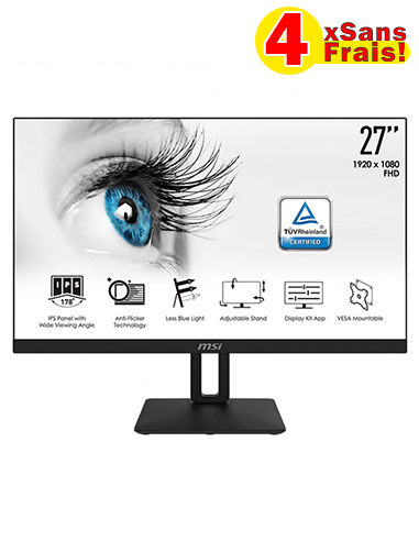 Ecran MSI PRO MP271P prix