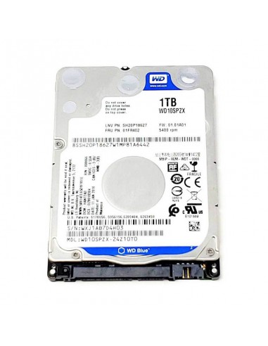 Disque Dur Western Digital 2.5" 1To Pour PC Portable