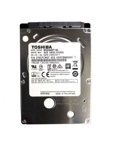 Disque Dur Toshiba 2.5" 1To Pour PC Portable MQ04ABF100