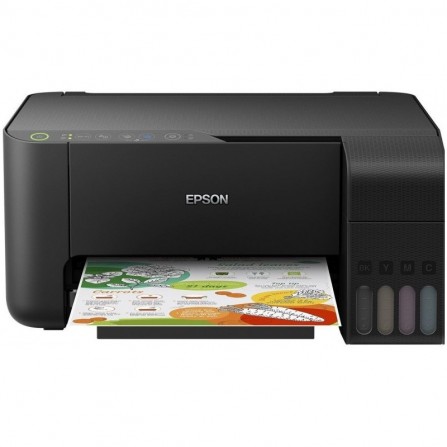 Imprimante Jet d'Encre à Réservoir Intégré EPSON ECOTANK L3150 3En1 Couleur - Wi-Fi (C11CG86407) 2