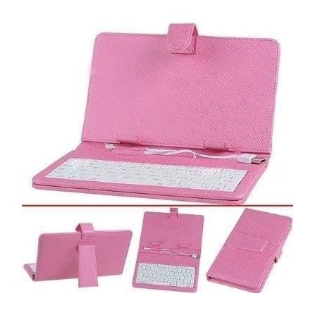 Etui de protection avec Clavier Pour Tablette 7" Rouge