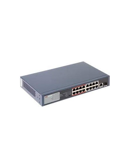 Switch Hikvision 16 Port Fast Ethernet Unmanaged POE - DS-3E0318P-E/M(B) Switch Hikvision 16 Port Fast Ethernet Unmanaged POE - DS-3E0318P-E/M(B)