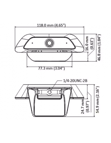 Webcam Full HD Hikvision DS-U12 Noir Webcam Full HD Hikvision DS-U12 Noir