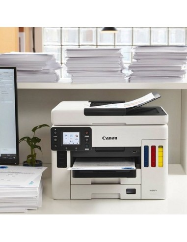 Imprimante à réservoirs d'encre rechargeables CANON MAXIFY GX-6040 Multifonction 3En1 WIFI Blanc Imprimante à réservoirs d'encre rechargeables CANON MAXIFY GX-6040 Multifonction 3En1 WIFI Blanc