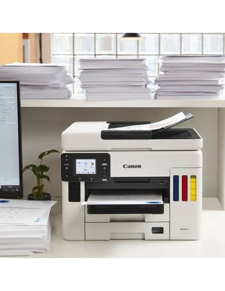 Imprimante à réservoirs d'encre rechargeables CANON MAXIFY GX-6040 Multifonction 3En1 WIFI Blanc Imprimante à réservoirs d'encre rechargeables CANON MAXIFY GX-6040 Multifonction 3En1 WIFI Blanc