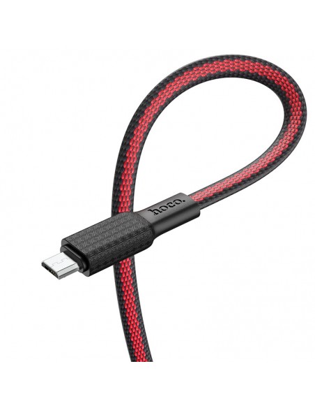 Cable USB Hoco X69 Jaeger Noir - Cable USB vers Micro-USB