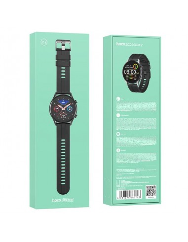 Montre connectée Hoco Y7 Étanche Ip68 Noir Tunisie Montre connectée Hoco Y7 Étanche Ip68 Noir Tunisie