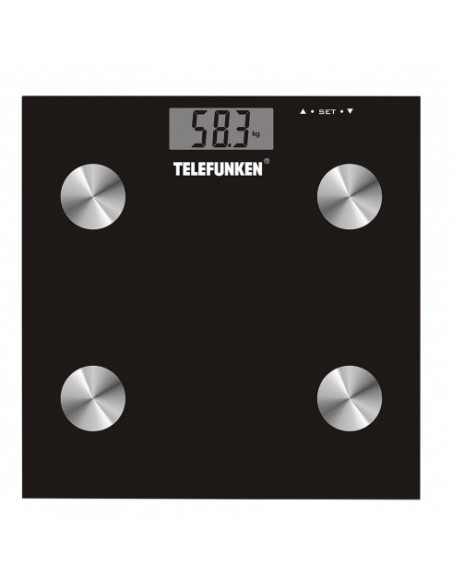 Pèse Personne Telefunken avec afficheur 180 Kg noir M02564