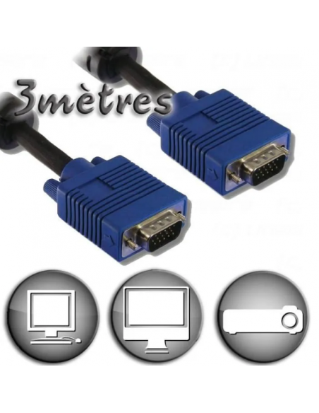 Câble VGA 3M Câble VGA 3M