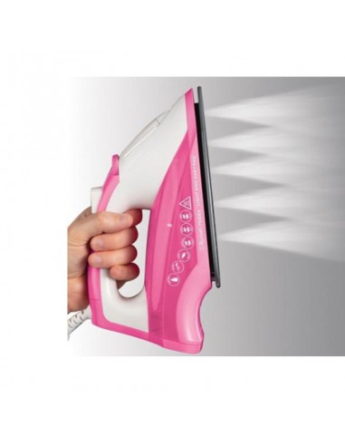 Fer à repasser Russel Hobbs 2600W Rose et Blanc Tunisie