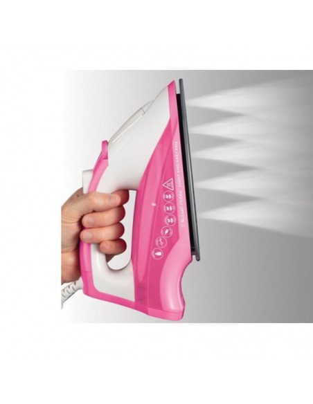 Fer à repasser Russel Hobbs 2600W Rose et Blanc Tunisie