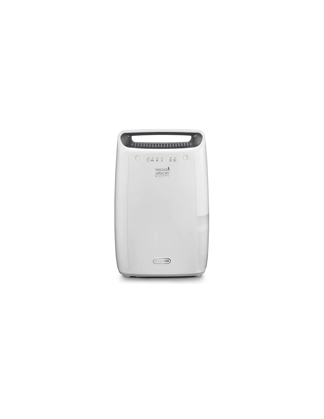 Déshumidificateur De'Longhi 14 Litres — Blanc, Silencieux (37 DB), Filtre Lavable — Pour Maison, Cave Ou Buanderie