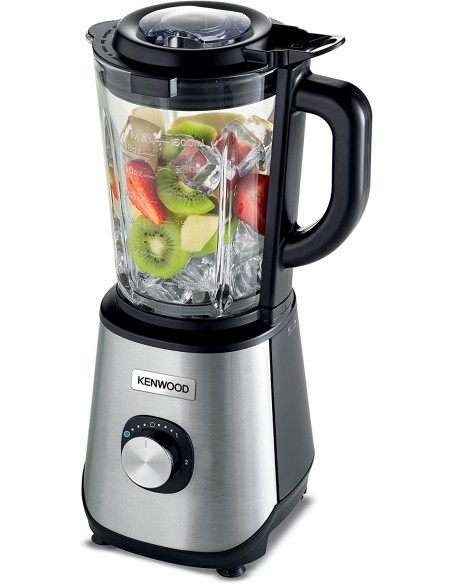 Blender KENWOOD en verre avec 2 broyeurs 1000W 1,5L Noir Argenté Tunisie Blender KENWOOD en verre avec 2 broyeurs 1000W 1,5L Noir Argenté Tunisie