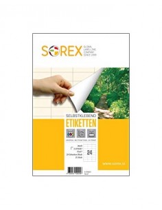 Etiquettes Sorex blanches