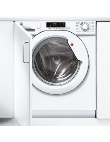 Lave linge encastrable Hoover 9Kg H-Wash 300 Lite Blanc HBWS49D2E-80 Lave linge encastrable Hoover 9Kg H-Wash 300 Lite Blanc HBWS49D2E-80