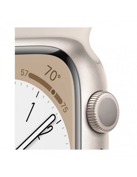 Apple Watch Series 8 GPS 45MM Starlight MNUQ3LL-A Apple Watch Series 8 GPS 45MM Starlight MNUQ3LL-A