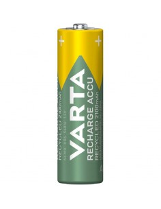 Pile VARTA rechargeable Recycled LR6 BP4 2100mAh 2