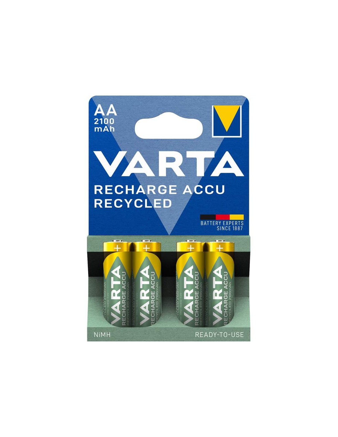 Prix pile Varta 2100mAh rechargeable Tunisie - 4008496931583