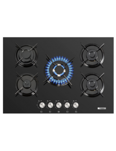 Plaque de cuisson encastrable 5 feux Biolux 7552VN