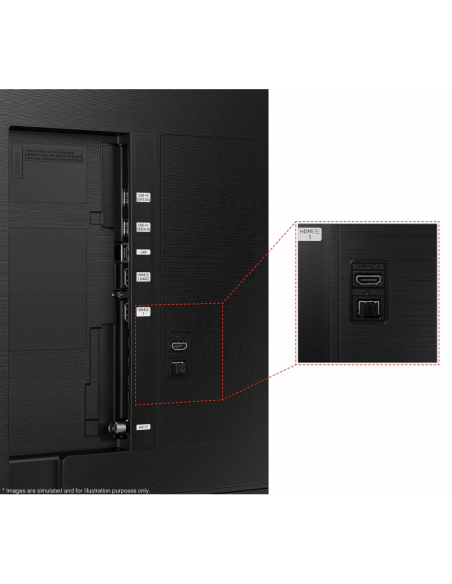 TV Samsung 55" BU8000 Crystal UHD 4K Smart TV Noir