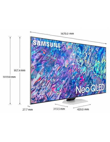 TV Samsung 55" QN85B Neo QLED 4K Smart TV Série 8 Noir TV Samsung 55" QN85B Neo QLED 4K Smart TV Série 8 Noir