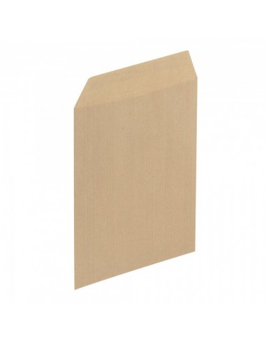 Paquet de 500 pochettes Kraft PIGNA 23X33 Strip 90GR Blanc