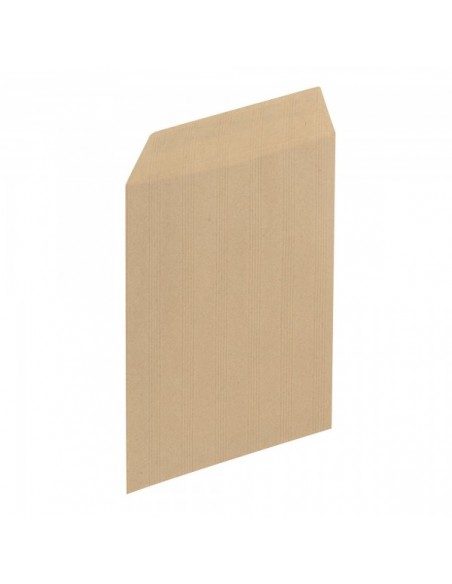 Paquet de 500 pochettes Kraft PIGNA 23X33 Strip 90GR Blanc