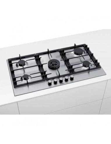 Plaque de cuisson gaz Bosch 90cm Inox PCQ9B5O90M Tunisie