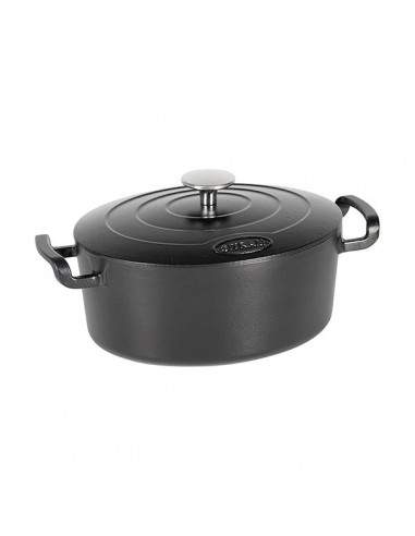 Cocotte Sitram Sitrabella fonte 4 litres Oval Noir 711091