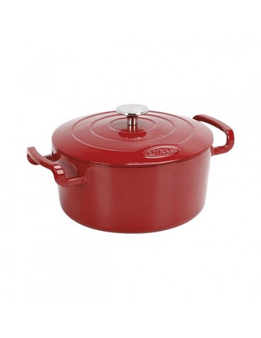 Sitram Faitout Fonte - 5L - 711086 - Rouge - Garantie 1 an à prix pas cher