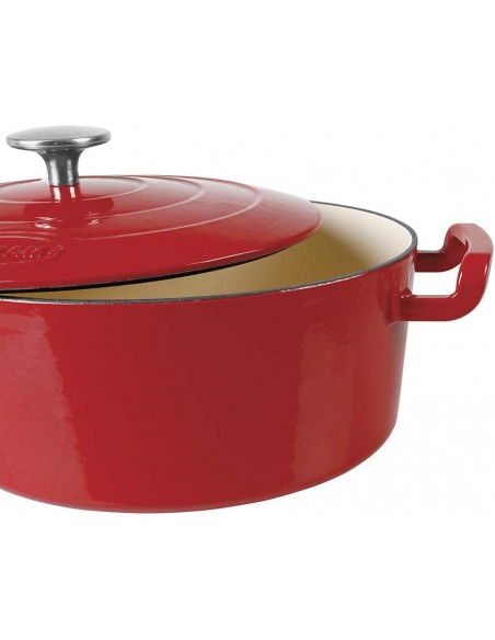 Cocotte Sitram Sitrabella ovale en fonte émaillée 4 litres Cocotte Sitram Sitrabella ovale en fonte émaillée 4 litres