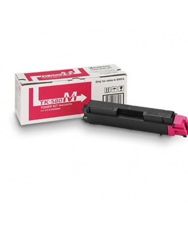 Toner laser original Kyocera magenta TK-580M Tunisie