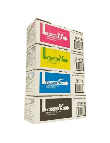 Toner laser original Kyocera TK-580 Cyan