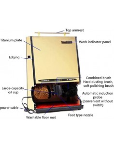 Cireuse en acier Doré 2