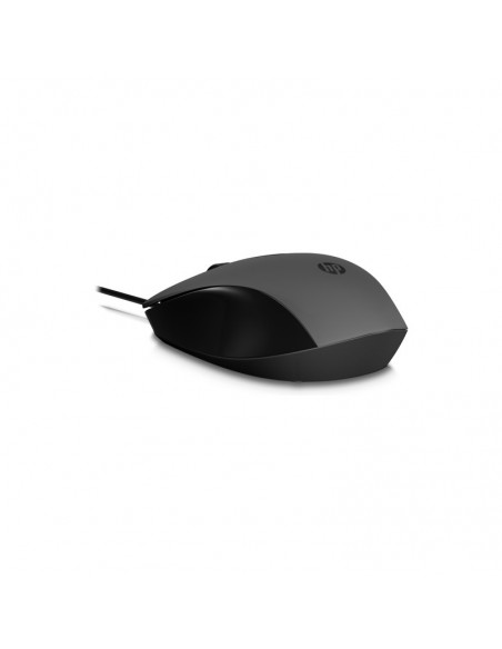 Souris Filaire HP 150 USB Ambidextre optique Noir 240J6AZ