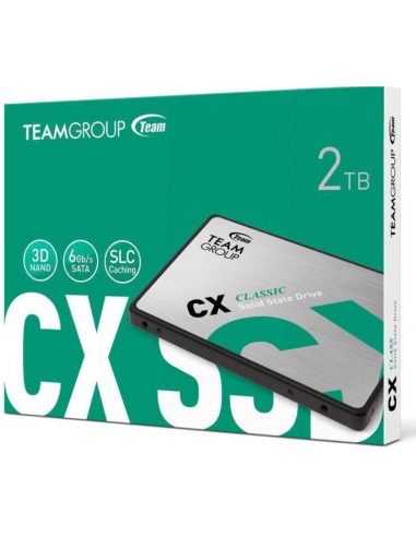 Disque SSD Interne TeamGroup CX2 2 To 2.5 SATA III Tunisie