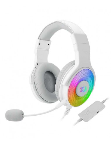 Micro Casque Gamer REDRAGON Pandora Blanc (H350W-RGB)